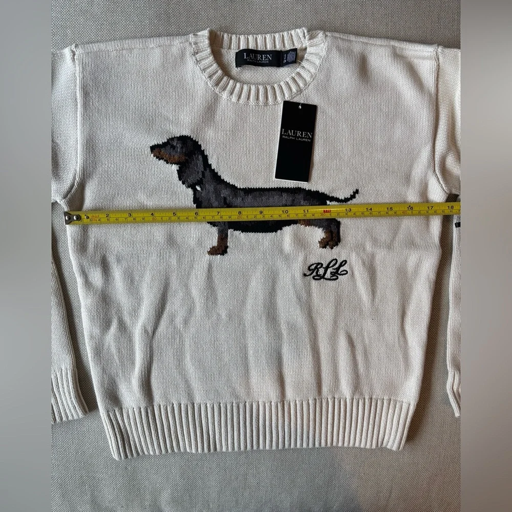 NWT Ralph Lauren Dachshund Dog Jumper Sweater S - Picture 3 of 3